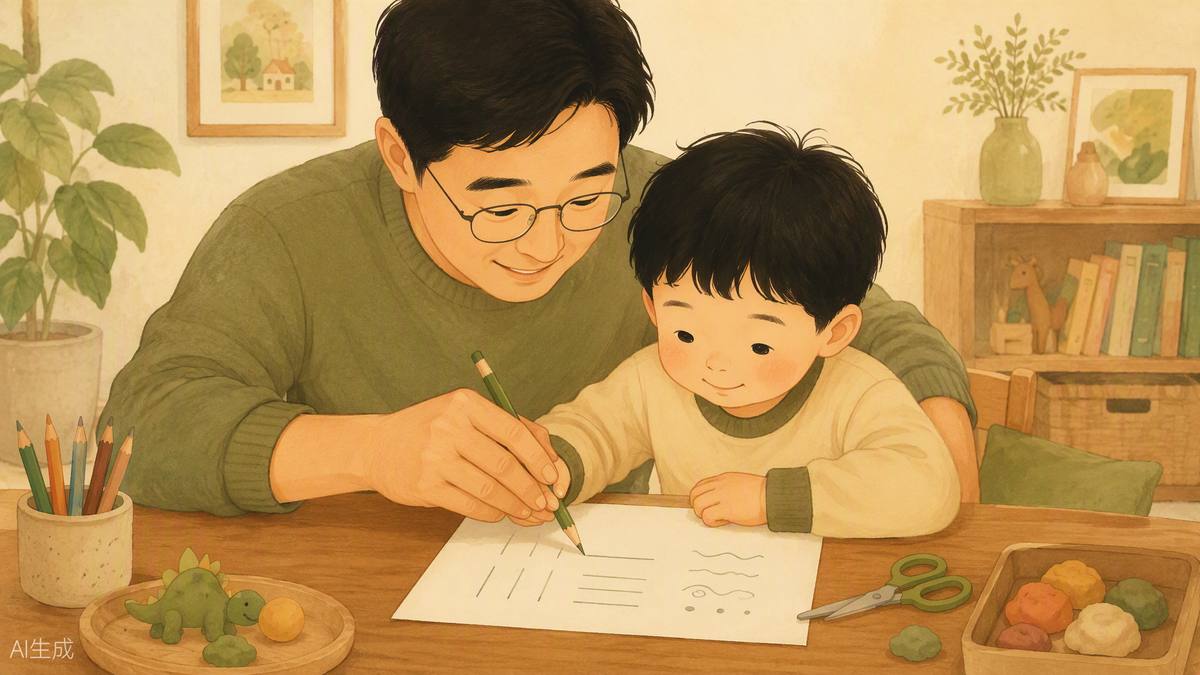 孩子写字潦草、握笔姿势不对？幼小衔接前书写能力培养指南
