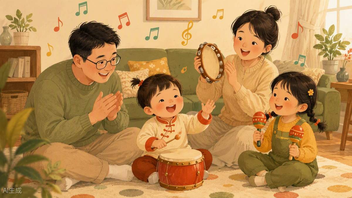 幼儿音乐启蒙怎么做？0-3岁音乐能力培养方法，在家轻松玩音乐
